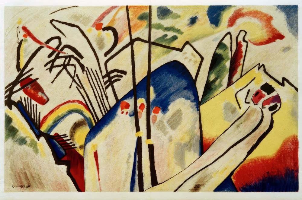 Composição IV | Wassily Kandinsky | Impressão de arte